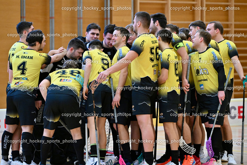 VSV Unihockey  vs. FBK Loka  | FBK Loka Mannschaft, VSV Unihockey  vs. FBK Loka , VSV Unihockey  vs. FBK Loka  am 25.01.2026 in Villach (Ballspielhalle St. Martin), Austria, (Photo by Bernd Stefan)