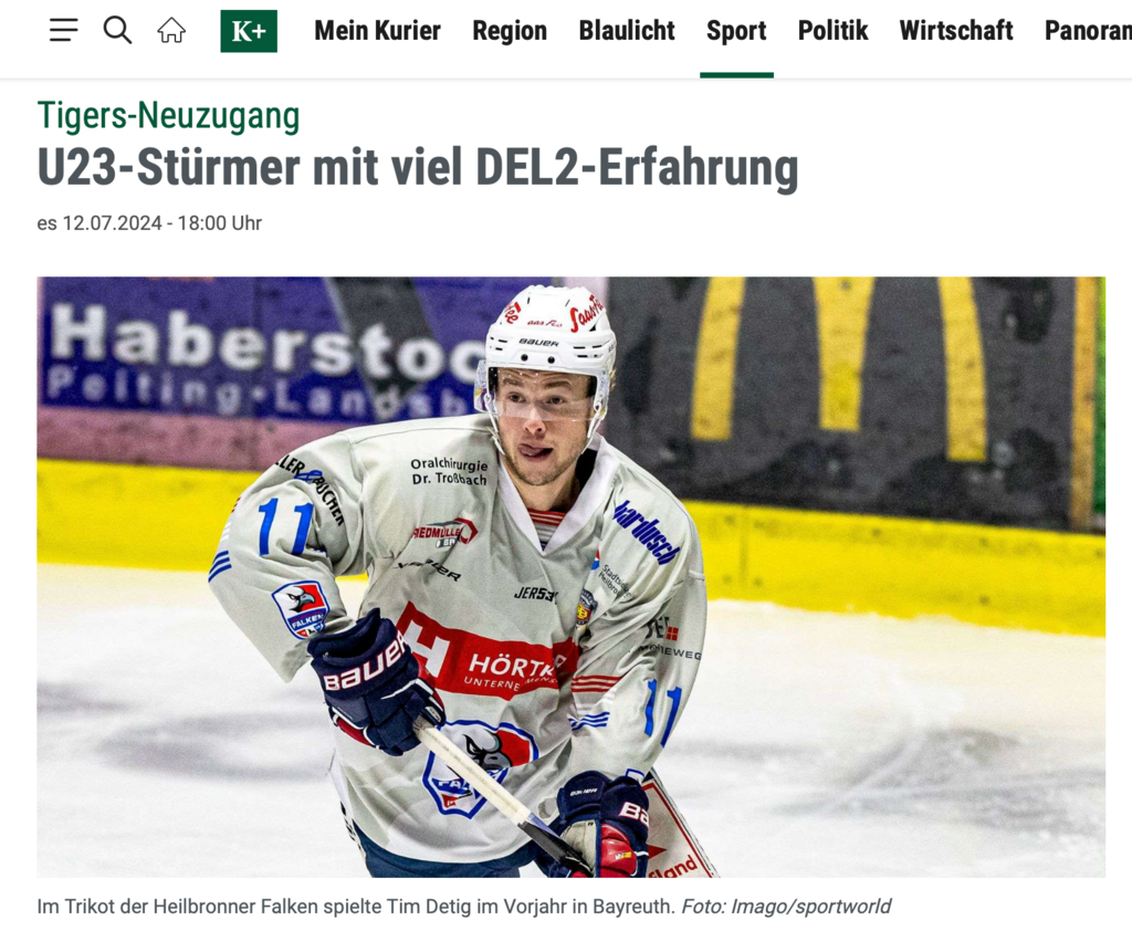 Bildschirmfoto 2024-07-14 um 13.31.32 | https://www.kurier.de/inhalt.tigers-neuzugang-u23-stuermer-mit-viel-del2-erfahrung.8b096b86-c815-40ee-b665-e07e79d36f6b.html