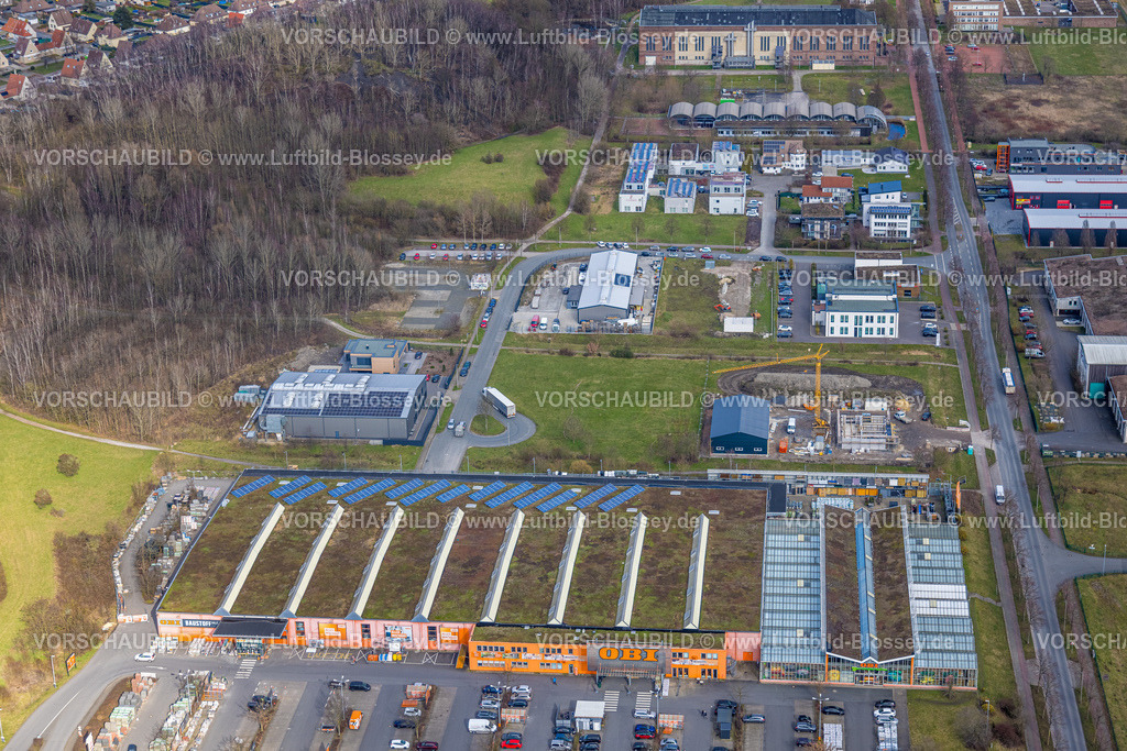 Hamm230215069 | Luftbild, Gewerbegebiet Sachsenweg, Stadtbezirk Heessen, Hamm, Ruhrgebiet, Nordrhein-Westfalen, Deutschland