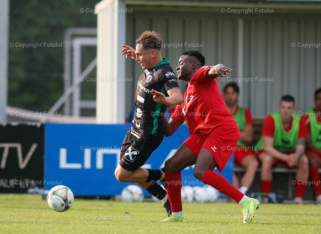 A_LUI_060625_25 | SPORT FUSSBALL REGIONALLIGA MITTE ASKOE OEDT-GLEISDORF 09 06.06.2025 IM BILD: ADAMSON SHARAFA   (OEDT) UND MICHAEL LODER (GLEISDORF) FOTOLUI