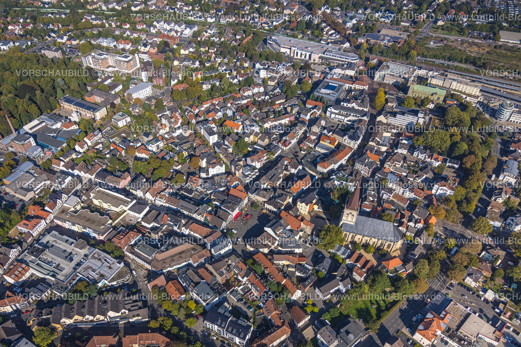 Unna220900290 | Luftbild, City, Stadtkirche in der Altstadt, Lindenbrauerei, Unna, Ruhrgebiet, Nordrhein-Westfalen, Deutschland