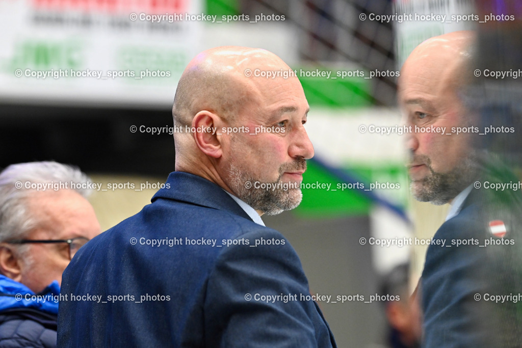 EC IDM WÄRMEPUMPEN VSV vs. Steinbach Black Wings Linz | Herbert Hohenberger Sportdirektor EC VSV, EC IDM WÄRMEPUMPEN VSV vs. Steinbach Black Wings Linz, EC IDM WÄRMEPUMPEN VSV vs. Steinbach Black Wings Linz am 04.03.2026 in Villach (Stadthalle Villach), Austria, (Photo by Bernd Stefan)