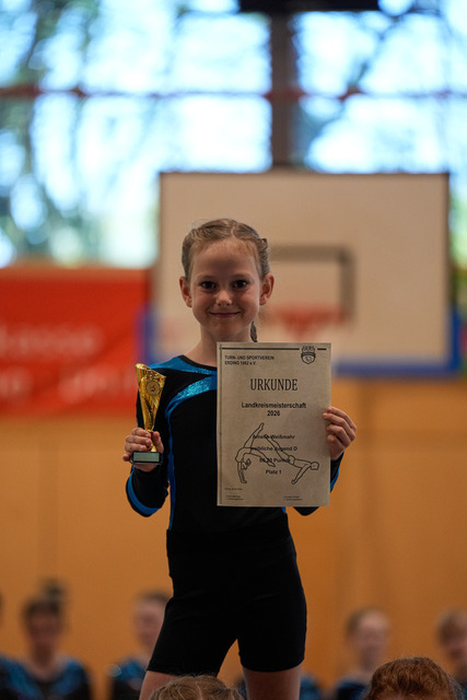 20260425 Gerätturnen  Vormittag Siegerehrung | Landkreismeisterschaften Erding 2026Datum: 20260425Ort: Erding(DE) - Sempt-Sport-HalleFotograf: Christian Habel