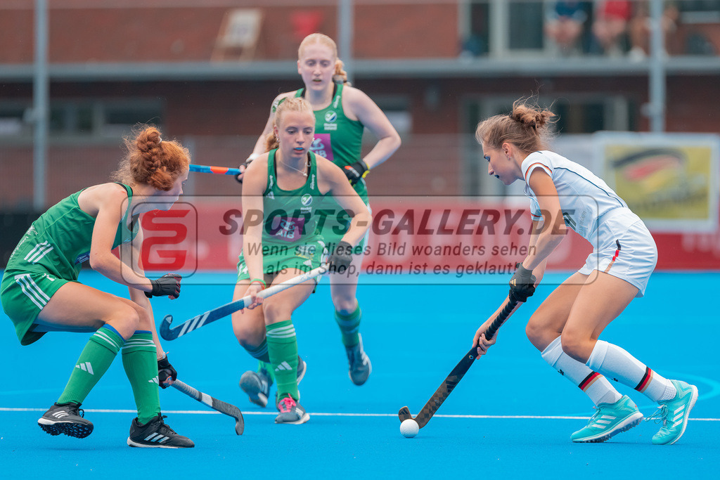 HK_20230713_102147 | Euro Hockey WU18 Germany vs Ireland Championship Girls &amp; Boys am 13.7.2023 CHTC , Krefeld ,