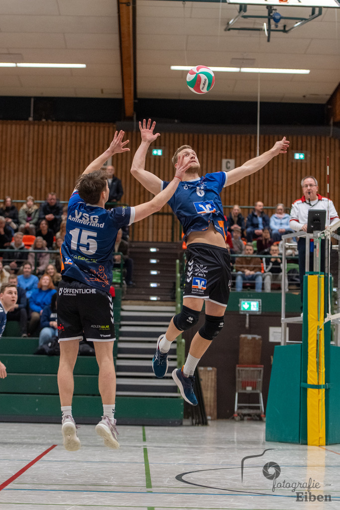 Oldenburger TB-VSG Ammerland | Volleyball Regionalliga; Oldenburger TB-VSG Ammerland am 24.01.2026 in Oldenburg (Sporthalle Haarenesch), Photo: Philip Eiben 2026 - Realisiert mit Pictrs.com