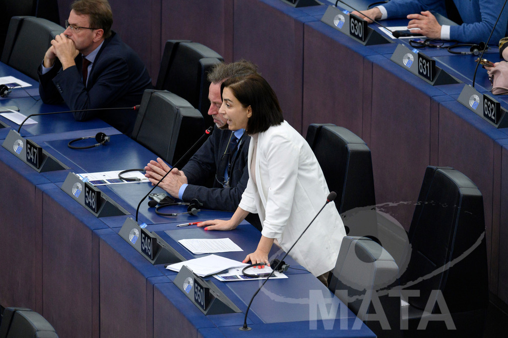 _DWI0252 | Evin Incir, MdEP (2019-2024), Arbetarepartiet- Socialdemokraterna, Schweden bei der letzte Plenarsitzung. Das Europäische Parlament in Straßburg, 22.04.2024
 - Realisiert mit Pictrs.com