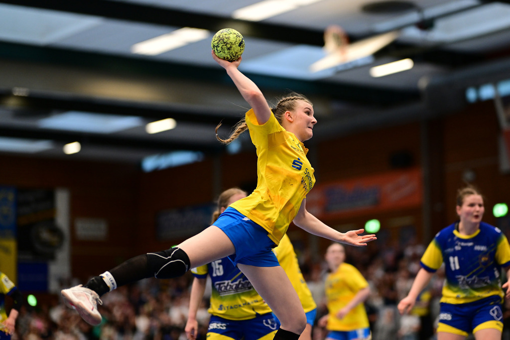 Handball I Juniorinnen I Saison 2024-2025 I Deutsche Meisterschaft I Viertelfinale I Buxtehuder SV - HC Leipzig | Der Sportfotograf. - Realisiert mit Pictrs.com