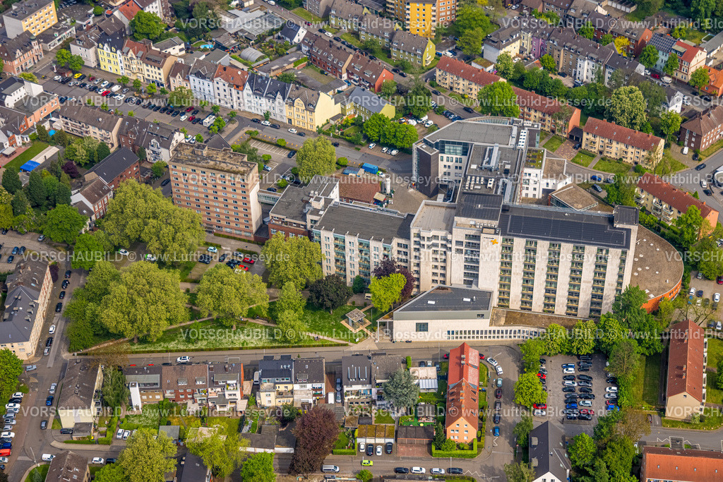 Herne240500528 | Luftbild, St. Anna Hospital Medizinische Klinik, Wohngebiet, Wanne, Herne, Ruhrgebiet, Nordrhein-Westfalen, Deutschland