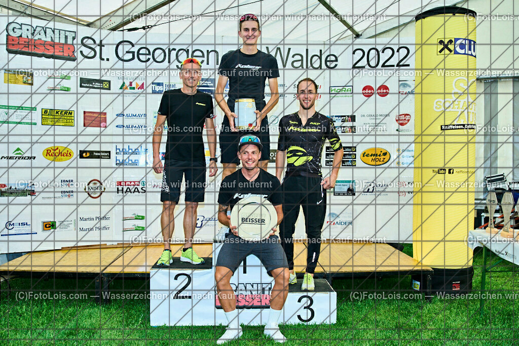 ALP8007_GRANITBEISSER_Siegerehrung_Mannschaften | (C)FotoLois.com, Alois Spandl, 28. GRANITBEISSER Mountainbike-Marathon in St. Georgen am Walde, Sa 3. Sept. 2022.