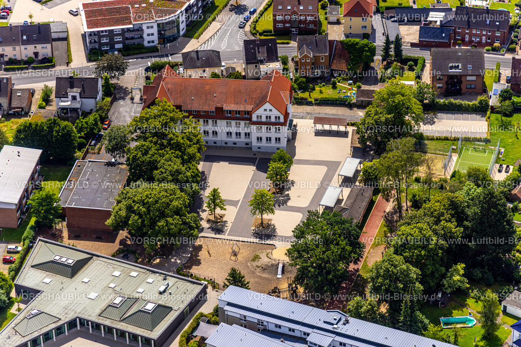Hamm240706241 | Luftbild, Lessingschule Grundschule, Stadtbezirk Herringen, Hamm, Ruhrgebiet, Nordrhein-Westfalen, Deutschland