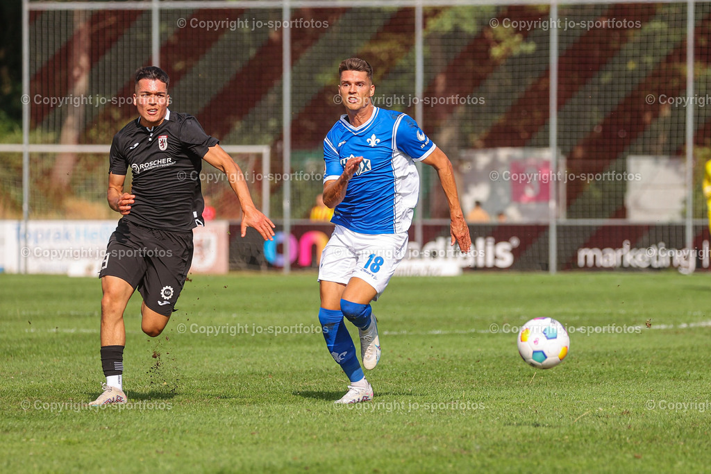 Giessen_Darmstadt (352) | 16.07.2023; Testspiel; Waldstadion Gießen; FC Gießen - SV Darmstadt 98; Ergebnis: 2:0 (0:0)