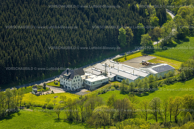 Sundern230505029 | Luftbild, Westfalenzinn Jost KG, Metallverarbeitungsunternehmen, Allendorf, Sundern, Sauerland, Nordrhein-Westfalen, Deutschland