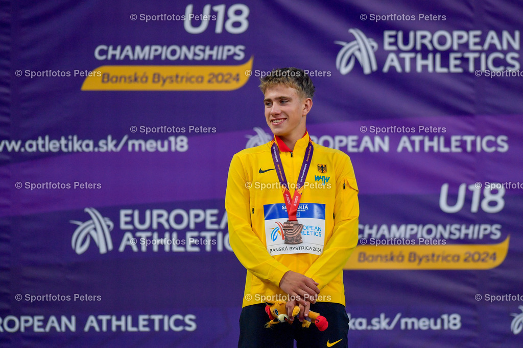 U18 EM - Tag 4_199 | European Athletics U18 Championships am 21.07.2024 in Banska Brystica;Foto: Kai Peters - Realisiert mit Pictrs.com
