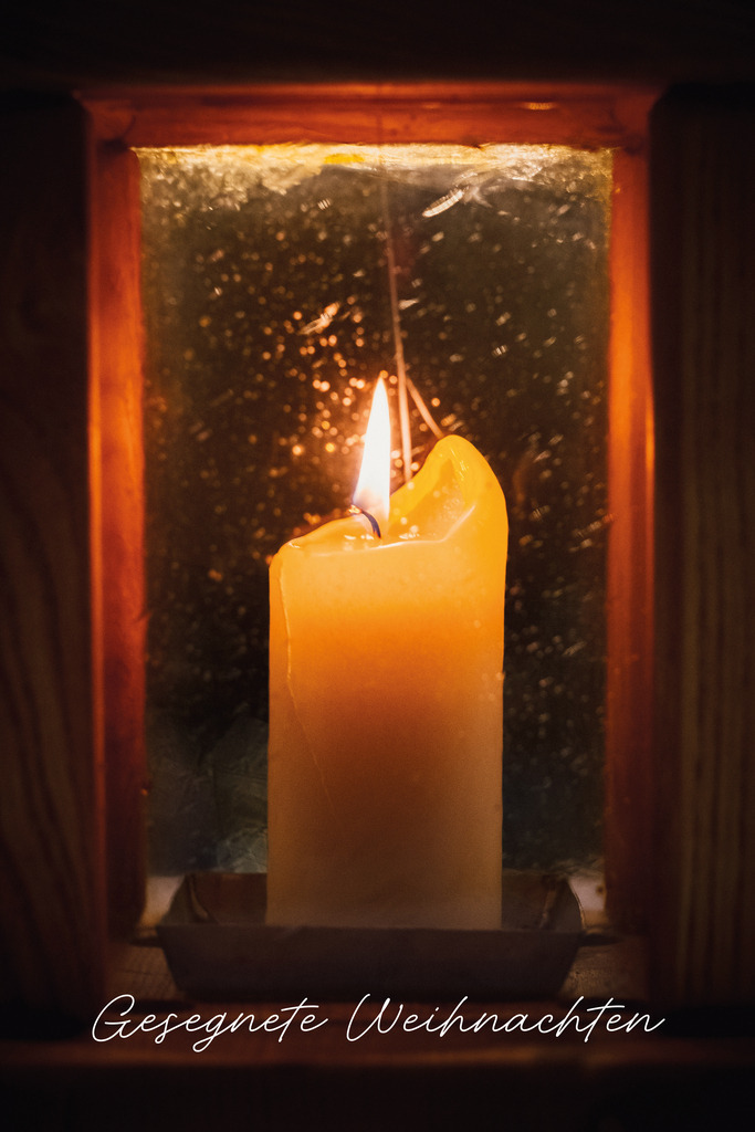 Gesegnete Weihnachten | christliche Weihnachtskarte