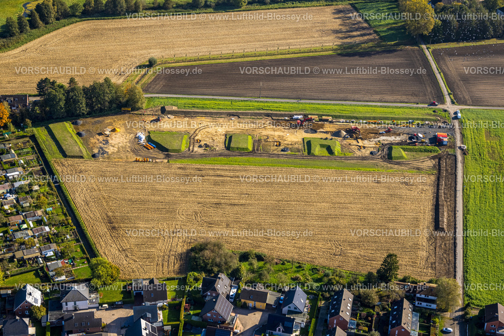Selm241011472 | Luftbild, Baugebiet am Josef Lüffe Park, Luisenstraße Ecke HAus-Berge-Straße, am Kleingärtnerverein Fährenkamp e.V., Beifang, Selm, Münsterland, Nordrhein-Westfalen, Deutschland