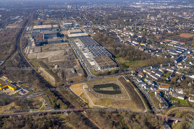 Gelsenkirchen240300910 | Luftbild, Industriepark Schalker Verein, Europastraße, Teich an der Ostpreußenstraße, Bulmke-Hüllen, Gelsenkirchen, Ruhrgebiet, Nordrhein-Westfalen, Deutschland