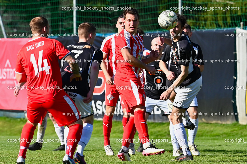 FC Gmünd vs. FC KAC 1909 22.4.2023 | #14 Andreas Bernhard Schritliser, #7 Jon Benkovic, #2 David Gräfischer, #9 Juro Kovacic, 