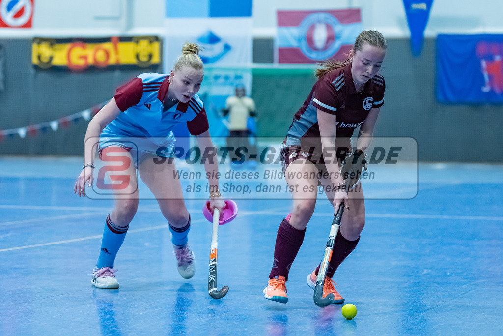 HK_20240303_108977 | 2. Halbfinale Deutsche Meisterschaft WU16 am 3.3.2024 Halle DHC, Düsseldorf ,
