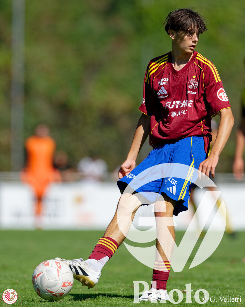 GenevaCup Kick-out Phase - Servette FC v Meyrin FC | during the GenevaCup Kick-out Phase match between Servette FC and Meyrin FC at Stade des Arberes in Meyrin, Switzerland
