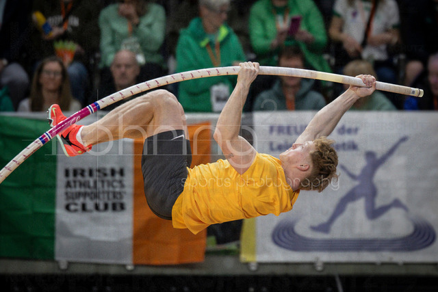 World Athletics Indoor Championships Kujawy Pomorze 26, 21.03.2026 | TORUN, POLAND - MARCH 21:  Manuel EITEL (GER) competes in the men's pole valt of the heptathlon during the World Athletics Indoor Championships Kujawy Pomorze 26 on day 2 / session 1 at Kujawsko-Pomorska Arena Torun on March 21, 2026 in Torun, Poland. 