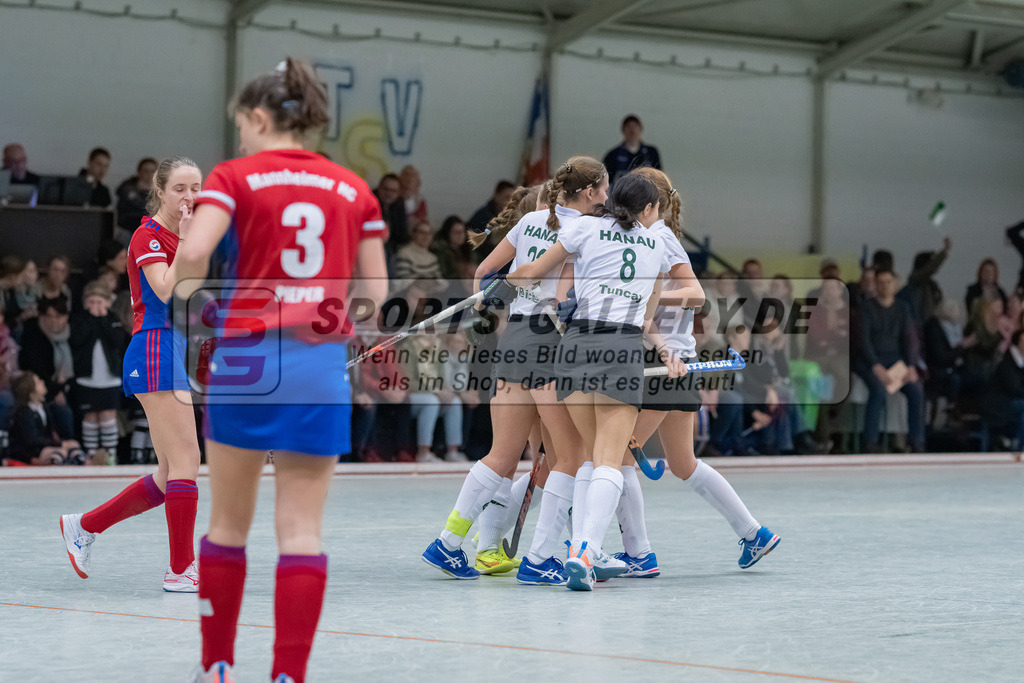HK_20230226_104966 | Deutsche Meisterschaft WU16 Spiel 2. Halbfinale Mannheimer HC - 1. Hanauer THC am 26.2.2023 DSC 99, Düsseldorf ,