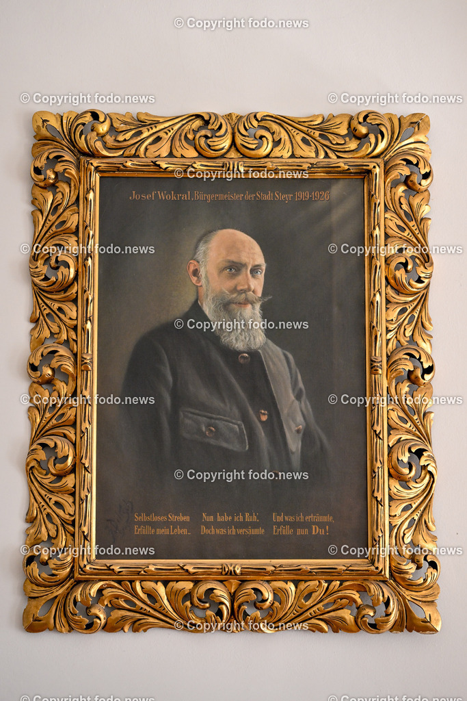 Steyr_ 21.08.2023-19 | 21.08.2023, Steyr, AUT, Steyr, im Bild Josef Wokral, Buergermeister der Stadt Steyr 1919-1926