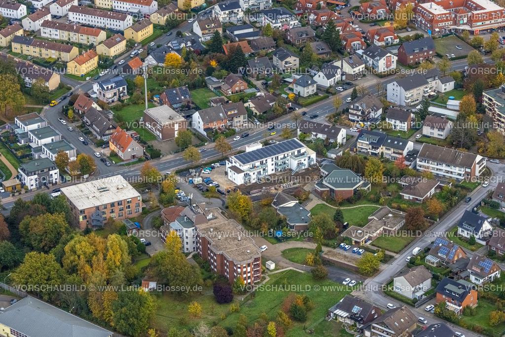 Hamm221011908 | Luftbild, Seniorensiedlung Amalie-Sieveking Park, Evangelisches Altenheim Hamm, Amalie-Sieveking-Haus, Uentrop, Hamm, Ruhrgebiet, Nordrhein-Westfalen, Deutschland