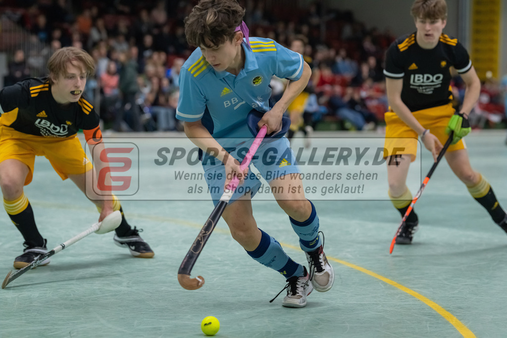 HK_20230305_106212 | Deutsche Meisterschaft MU16 Platz 3 Harvestehuder THC - Zehlend. Wespen am 5.3.2023 RWK, Köln ,