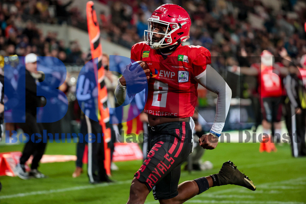  14.10.2023 - 
 | Sebastian Sendlak / Bochumer Nachrichtendienst (BOND) - GFL-Bowl 2023: Schwaebisch Hall Unicorns vs. Potsdam Royals - Realisiert mit Pictrs.com