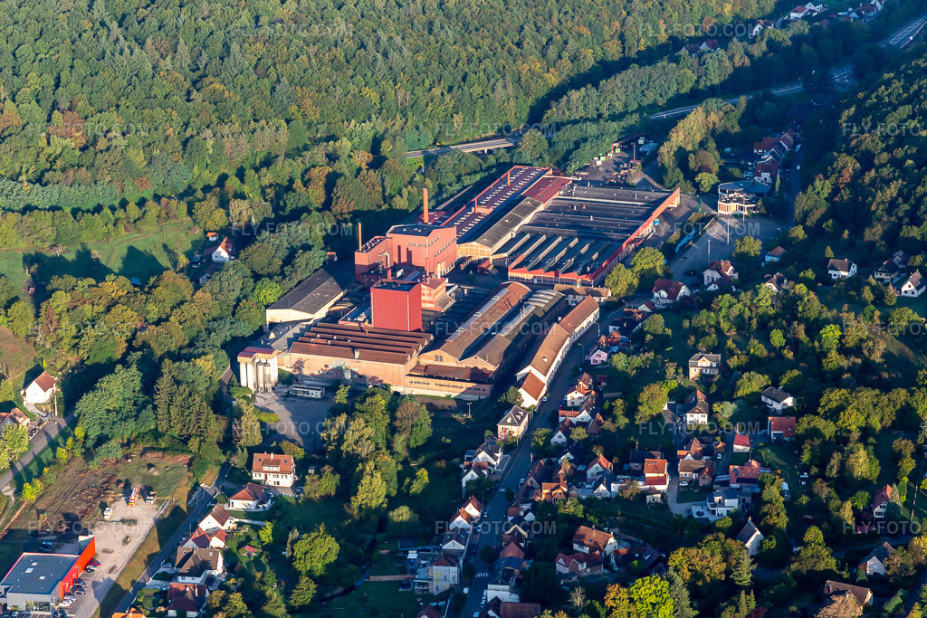 Aerial view: FONDERIE DE NIEDERBRONN in Niederbronn-les-Bains in the state Bas-Rhin, France.Photo: IMG_139184.jpg taken on 10/01/2023 by Werner Riehm/FLY-FOTO.comResolution of the original: 5228 x 3485 pxWWW.FONDERIE-DE-NIEDERBRONN.COM