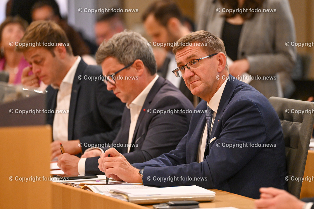 Landhaus Linz_ Promenade_ Landtagssitzung_ 19.09.2024-13 | 19.09.2024, Landhaus Linz AUT, Promenade, Landtagssitzung, im Bild LR Markus Achleitner (VP)