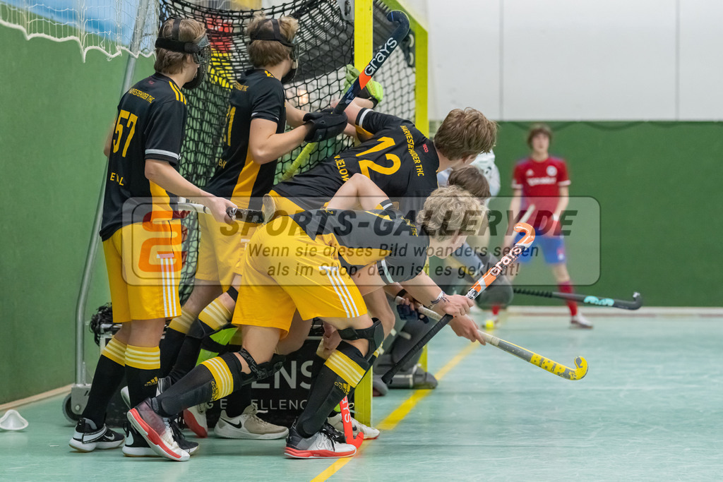 HK_20230305_105901 | Deutsche Meisterschaft MU16 1/2 Finale Mannheimer HC - Harvestehuder THC am 5.3.2023 RWK, Köln ,