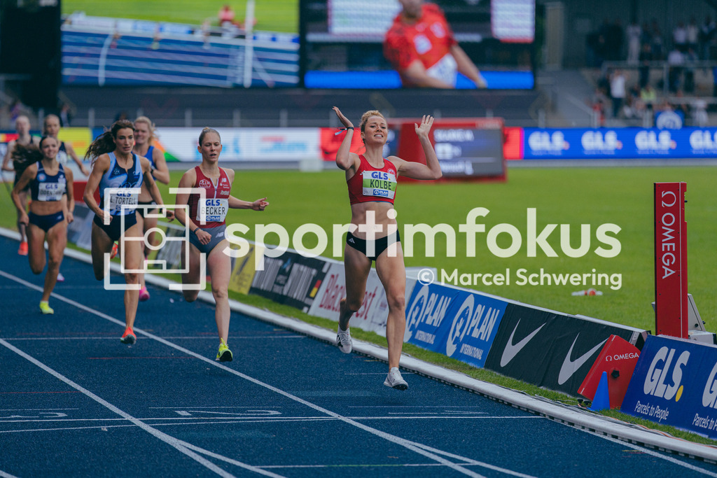 Deutsche Meisterschaften der Frauen und Männer 2026 | Smilla Kolbe, Eintracht Frankfurt e.V., 800-Meter-Lauf, Finale, Deutsche Meisterschaften der Frauen und Männer 2026, Lohrheidestadion Bochum-Wattenscheid, 26.07.2026. Foto: Marcel Schwering / sportimfokus - Realisiert mit Pictrs.com
