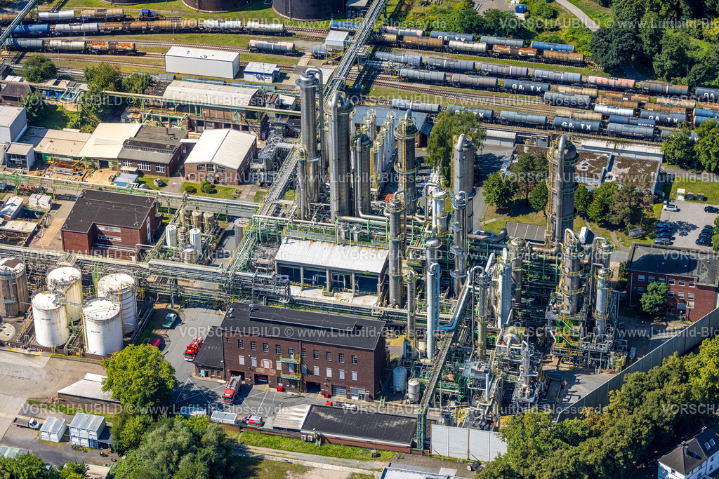 Gladbeck250800835 | Luftbild, Ineos Phenol GmbH Chemiewerk, Werksfeuerwehr, Zweckel, Gladbeck, Ruhrgebiet, Nordrhein-Westfalen, Deutschland