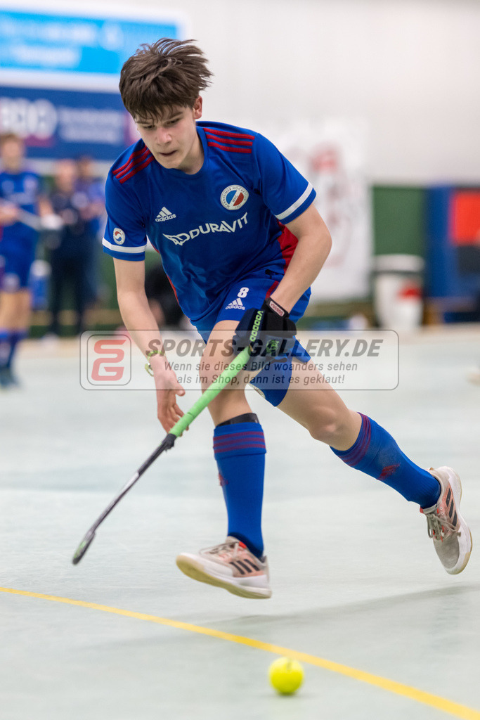 SFE_20230305_0099 | Deutsche Meisterschaft Männliche U16 Halle 2023 am 05.03.2023 in Köln (KTHC Stadion Rot-Weiss Köln Tennis and Hockey Club), Photo: Stephan Fehrmann 2022 (Sports-Gallery)