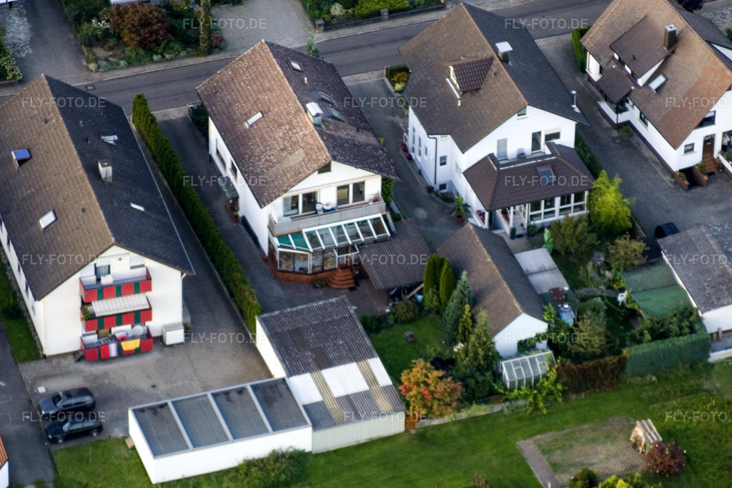 Luftbild: Runzweg im Ortsteil Urloffen in Appenweier im Bundesland Baden-Württemberg in Deutschland. Foto: IMG_8203.jpg vom 15.09.2007 durch Werner Riehm/FLY-FOTO.de
