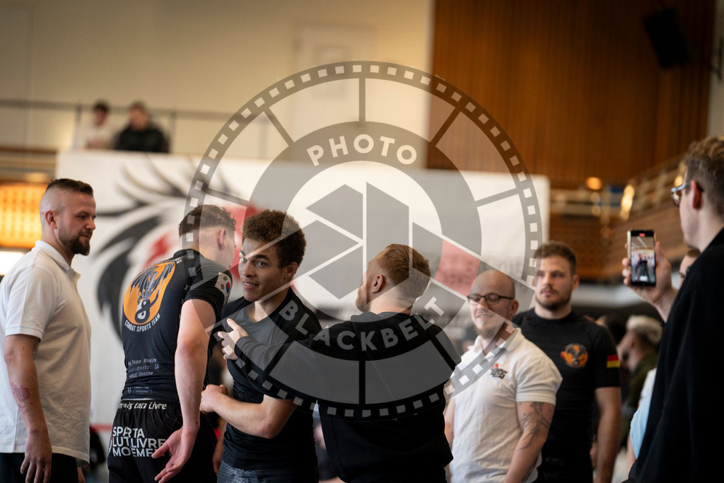 20240309PBB7314 | Fighters compete during the International Luta Livre (ILLCS) Spring Championship in Hannover, Germany, on March 9, 2024.