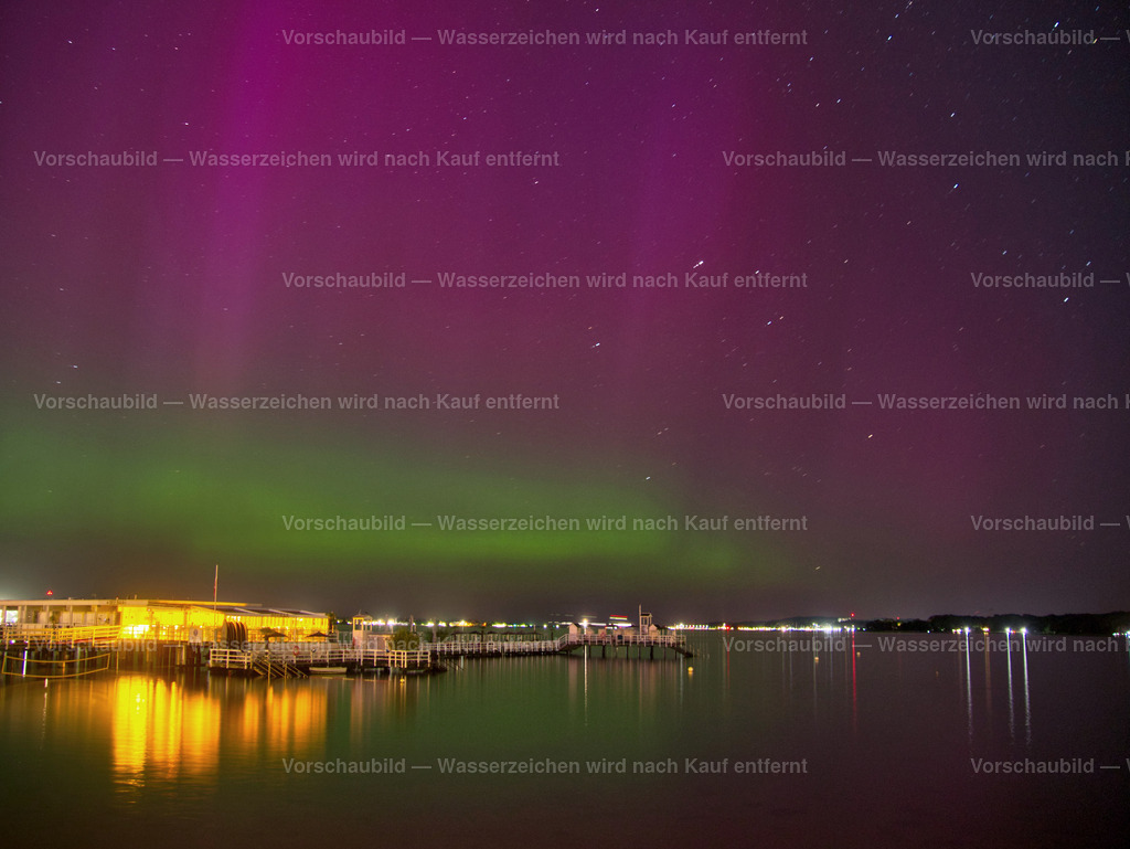Nordlichter über Kiel | Polarlicht über der Kieler Förde.
