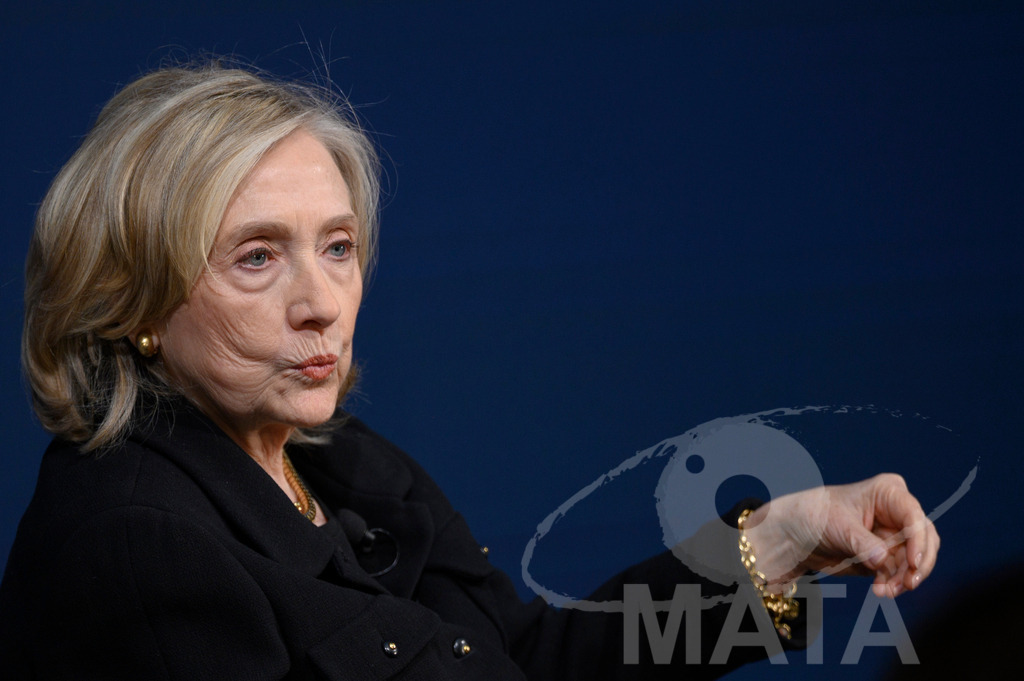 _DWI2837 | Die US-Politikerin Hillary Clinton auf der Veranstaltung Bridging Scholarship and Statecraft im Rahmen der Münchner Sicherheitskonferenz 2026. München, 13.02.2026 Bayern Deutschland  - Realisiert mit Pictrs.com