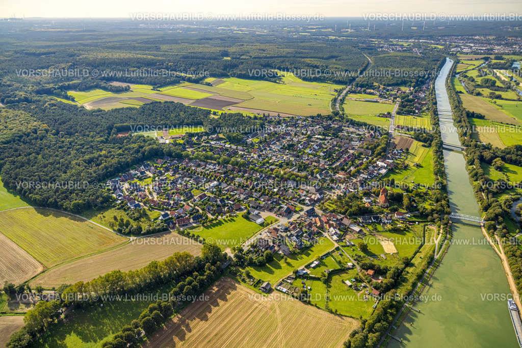 Haltern230905922 | Luftbild, Ortsansicht Ortsteil Flaesheim, Haltern am See, Ruhrgebiet Münsterland, Nordrhein-Westfalen, Deutschland