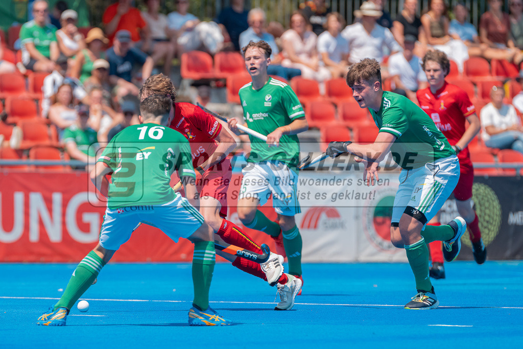 HK_20230709_100138 | Euro Hockey MU18 Belgium - Ireland Championship Girls &amp; Boys am 9.7.2023 CHTC , Krefeld ,