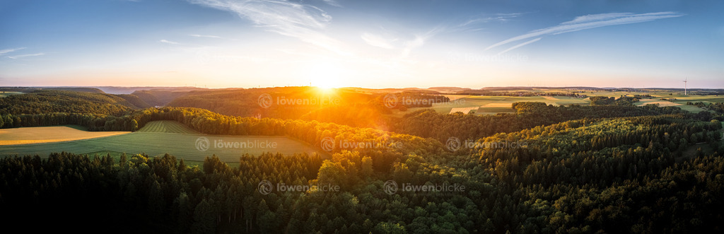 Sonnenuntergang auf der schwäbischen Alb | löwenblicke | shop