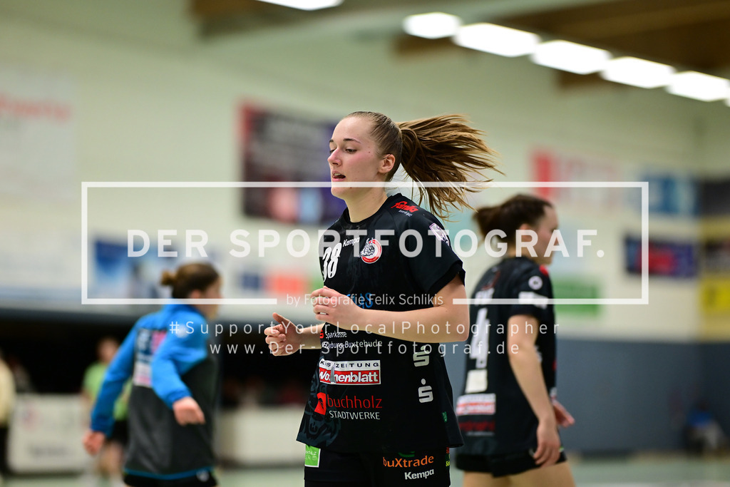 Handball I Frauen I Saison 2024-2025 I 2. HBF I 16. Spieltag I HL Buchholz 08-Rosengarten - SV Union Halle-Neustadt I 072490 | Der Sportfotograf. - Realisiert mit Pictrs.com