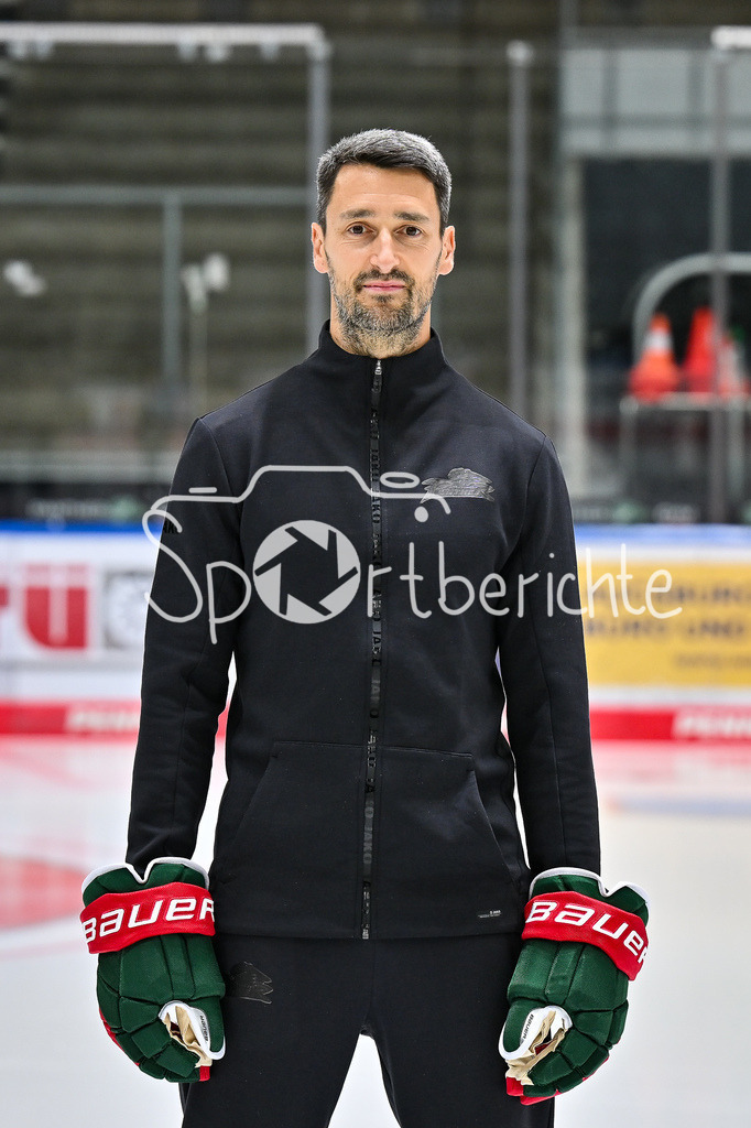 Augsburger Panther 2025/26 | im Bild Dennis ENDRAS Torwarttrainer Augsburger Panther / Media Day Augsburger Panther: Curt-Frenzel Stadion am 06.08.2025 / Einzelfoto / Freisteller