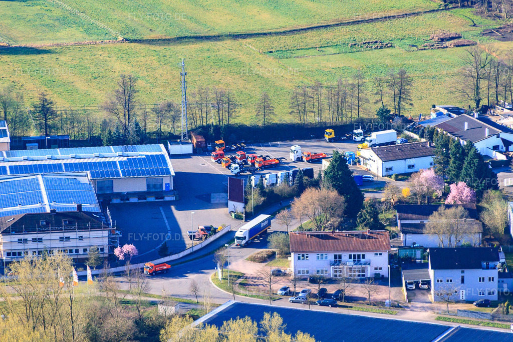 Luftbild: Gewerbegebiet Horst mit ACOTEL Computer-Vertriebs-GmbH im Ortsteil Minderslachen in Kandel im Bundesland Rheinland-Pfalz in Deutschland. – Foto: IMG_63320.jpg vom 20.03.2014 durch Werner Riehm/FLY-FOTO.de – Auflösung des Originals: 4752 x 3168 px – ACOTEL - Computer Vertriebs GmbH Kandel