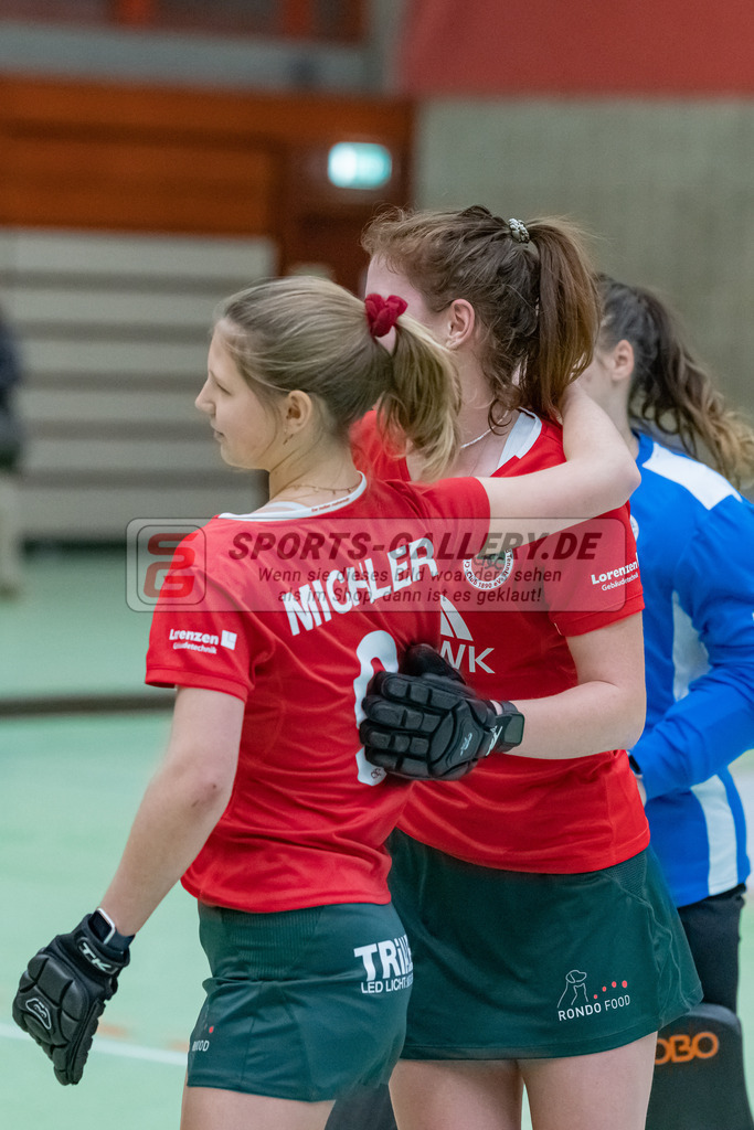 HK_20230122_103130 | 1. Bundesliga ( Halle ) Damen Crefelder HTC - Rot-Weiss Köln am 22.1.2023 Crefelder HTC  ( CHTC ) Halle Glockenspitz , Krefeld ,
