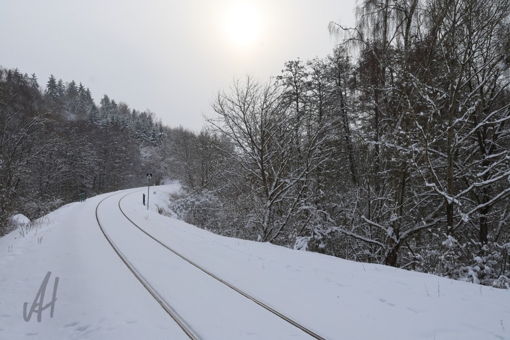 Winterstimmung am Bahndamm | Winterstimmung am Bahndamm - Realisiert mit Pictrs.com