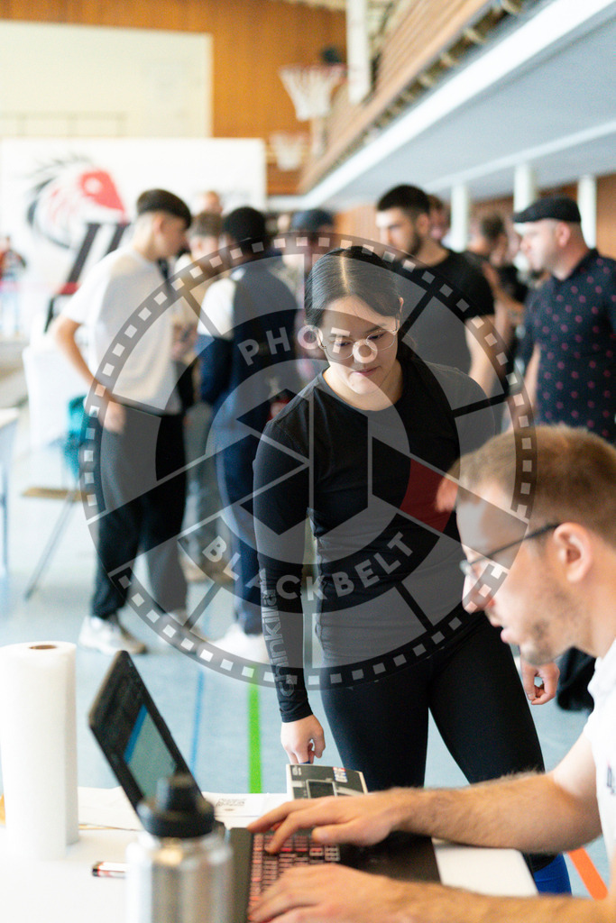 20240608PBB00077 | Fighters compete during the ILLCS VII summer edition luta livre competition in Hannover, Germany, on June 8, 2024.