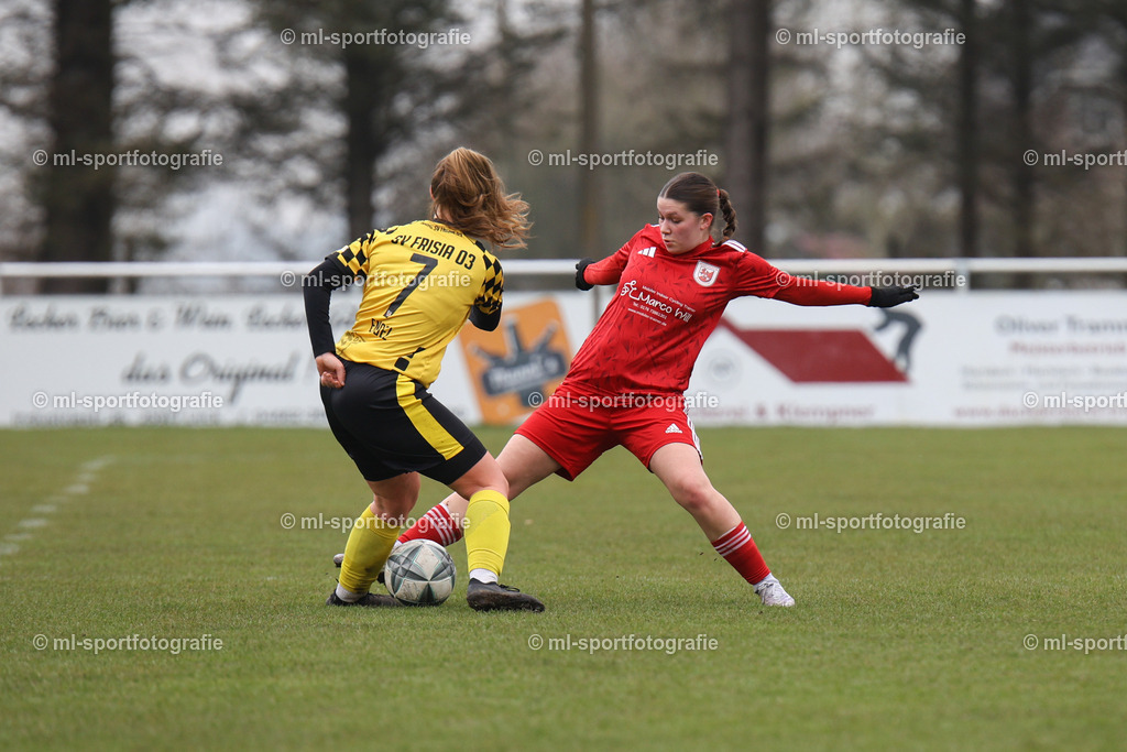 Fußball I Frauen I Saison 2025/2026 I Oberliga Schleswig-Holstein I 14. Spieltag I SV Frisia 03 Risum-Lindholm - SV Wahlstedt | ml-sportfotografie - Realisiert mit Pictrs.com