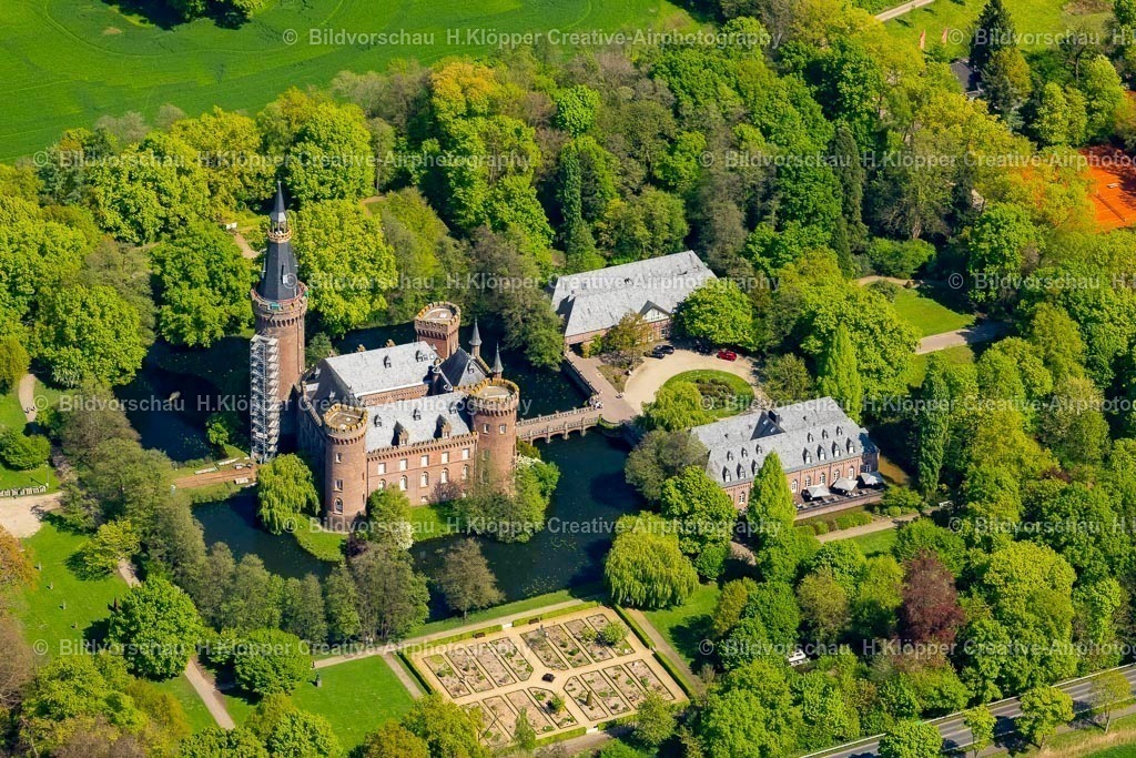 Luftbild Bedburg-Hau-1538 | Luftbildfotografie , Luftbild Schloss Moyland Bedburg-Hau - Realisiert mit Pictrs.com